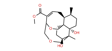 Methyl 8beta,17:14zeta,15-diepoxy-3beta,6beta-dihydroxy-hydroxy-(E)12-labden-16-oate